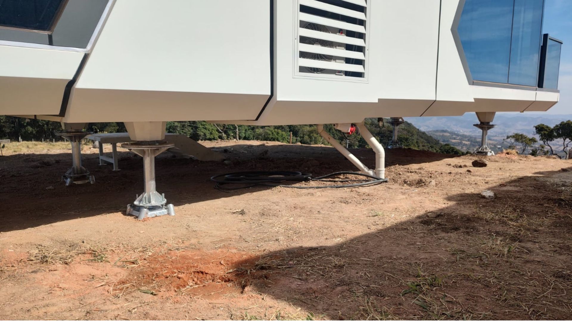 Instalação das Estacas em Campo